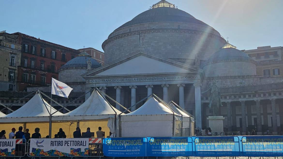 Inaugurato il villaggio maratona